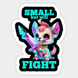 Chihuahua Warrior Sticker